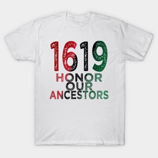 1619 Our Ancestors Project, Black History Month Kwanzaa Gift T-Shirt